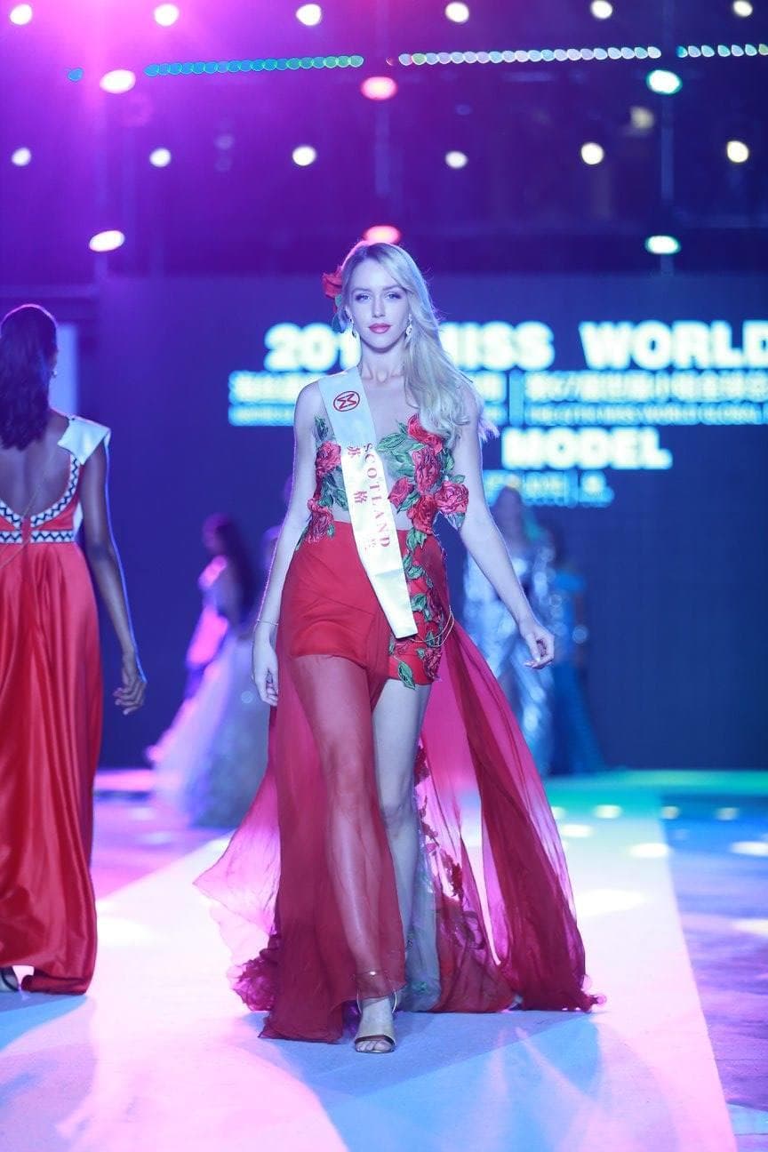 Romy McCahill Miss World Scotland 2017 - Finalist Miss World 2017 (Photo Courtesy: Miss World Official)