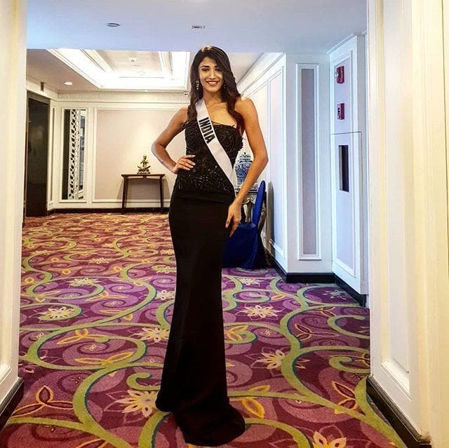 Nehal Chudasama Miss Universe India 2018, Miss Universe 2018 Contestant (Photo Courtesy: Miss Universe/Candidate FaceBook/ Instagram)