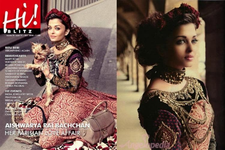 Aishwarya Rai for Hi Blitz India October 2010