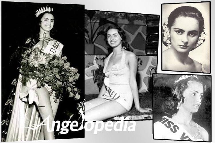 Susana Duijm Miss World 1955 from Venezuela