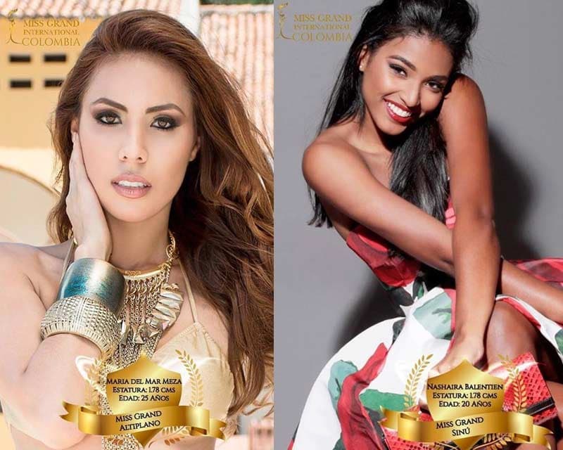 Meet the contestants of Miss Grand Colombia 2018