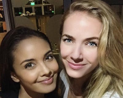 Megan Young and Olivia Jordan reunite during Philippines tour