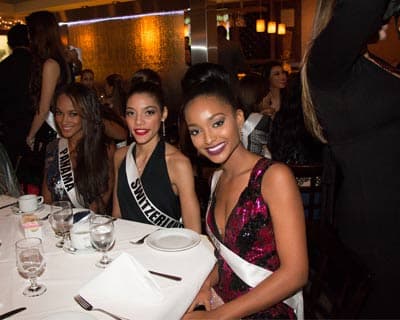 Miss Universe 2014 dinner at Trattoria Di Campo