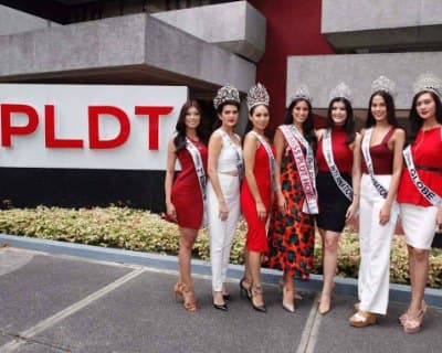 PLDTHome welcomed Rachel Peters along with the Binibining Pilipinas 2017 newly crowned Queens
