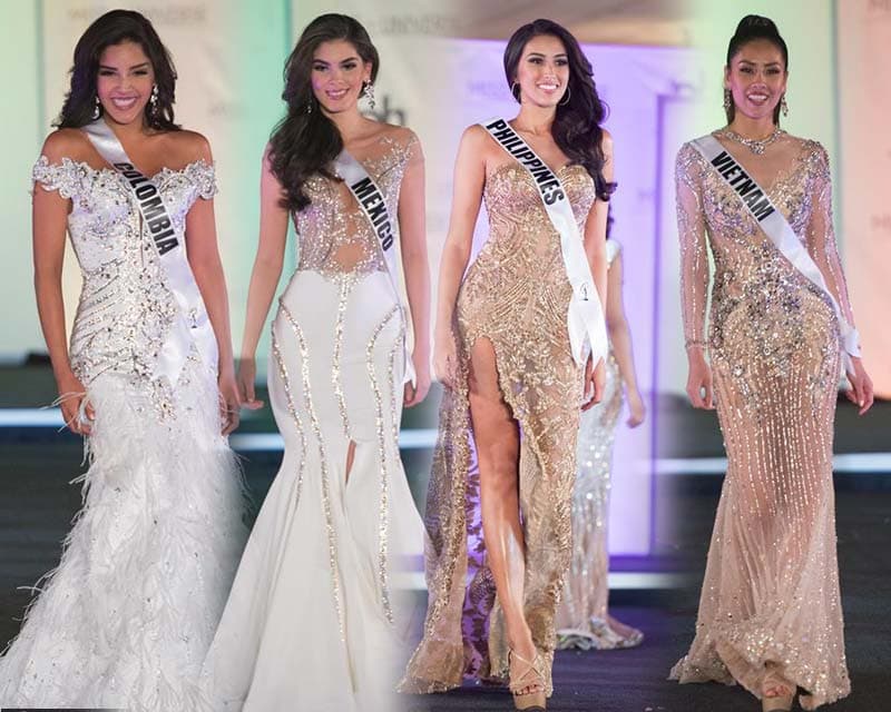 Miss Universe 2017 Preliminary Competition - Introduction, Evening Gown and Swimwear