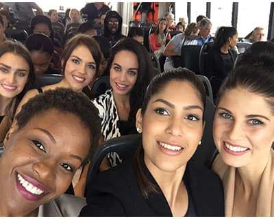 The contestants of Miss South Africa 2017 visit the Robben Island