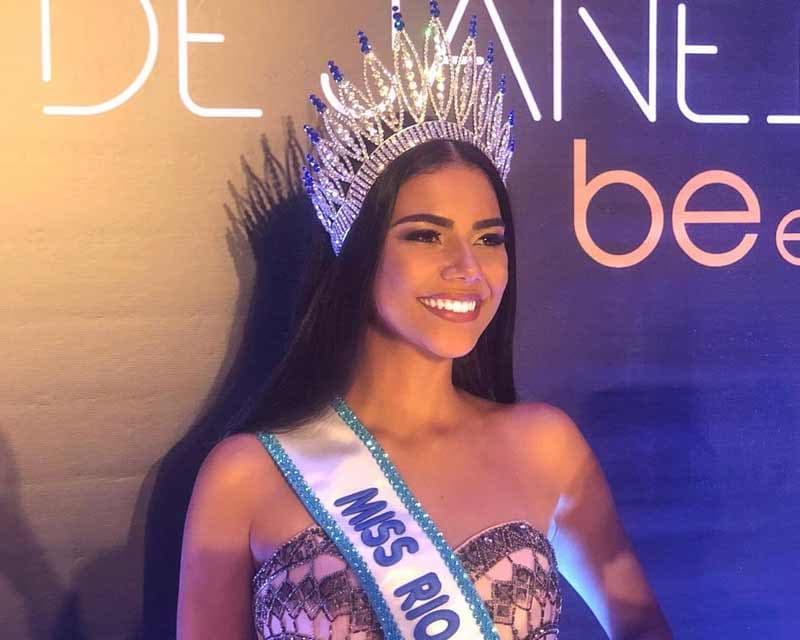 Amanda Coelho crowned Miss Rio de Janeiro 2018 for Miss Brasil 2018