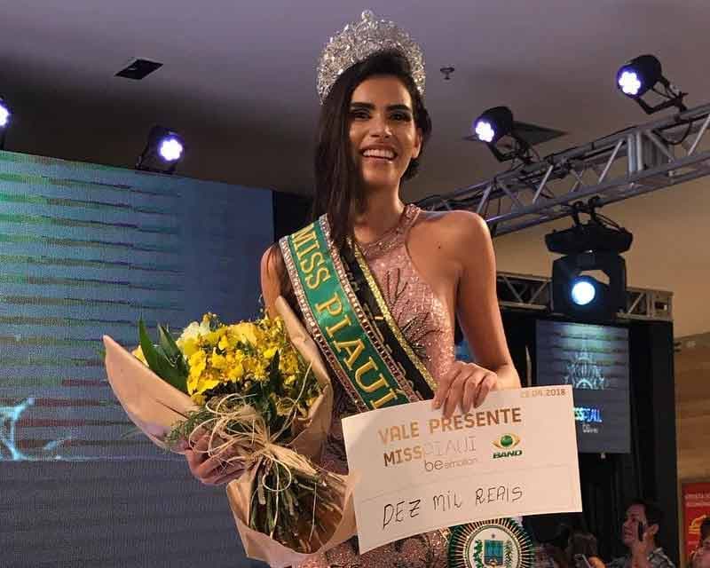 Naiely Lima crowned Miss Piauí 2018 for Miss Brasil 2018