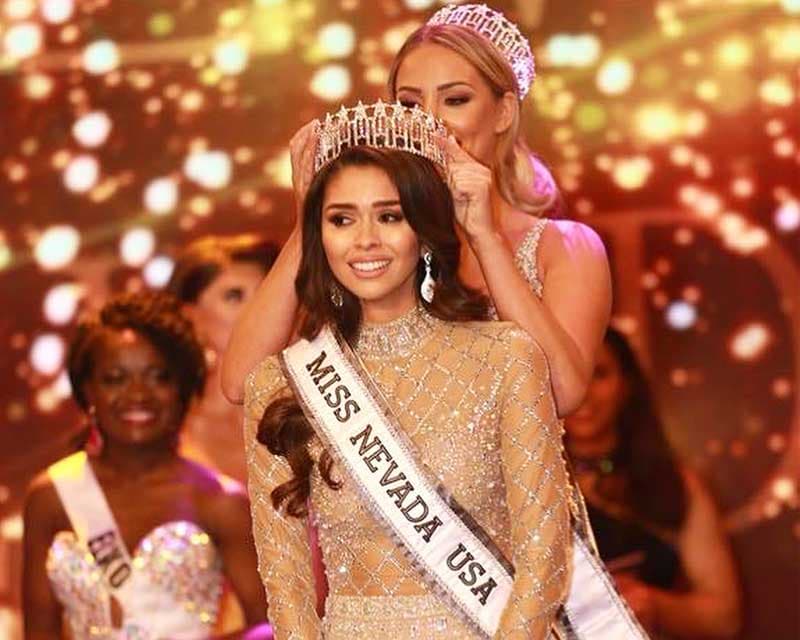 Carolina Adriana Urrea crowned Miss Nevada USA 2018