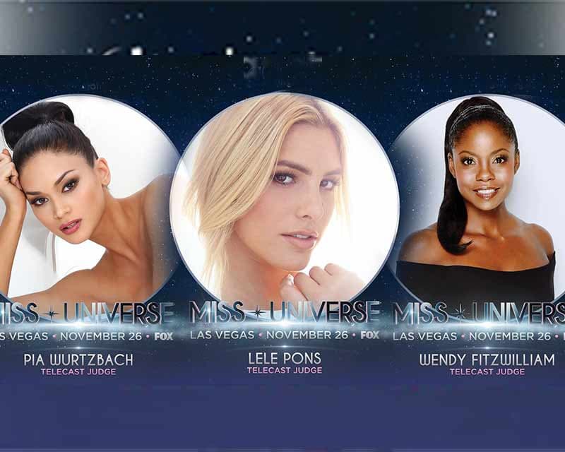 An exciting set of jury this year at Miss Universe 2017