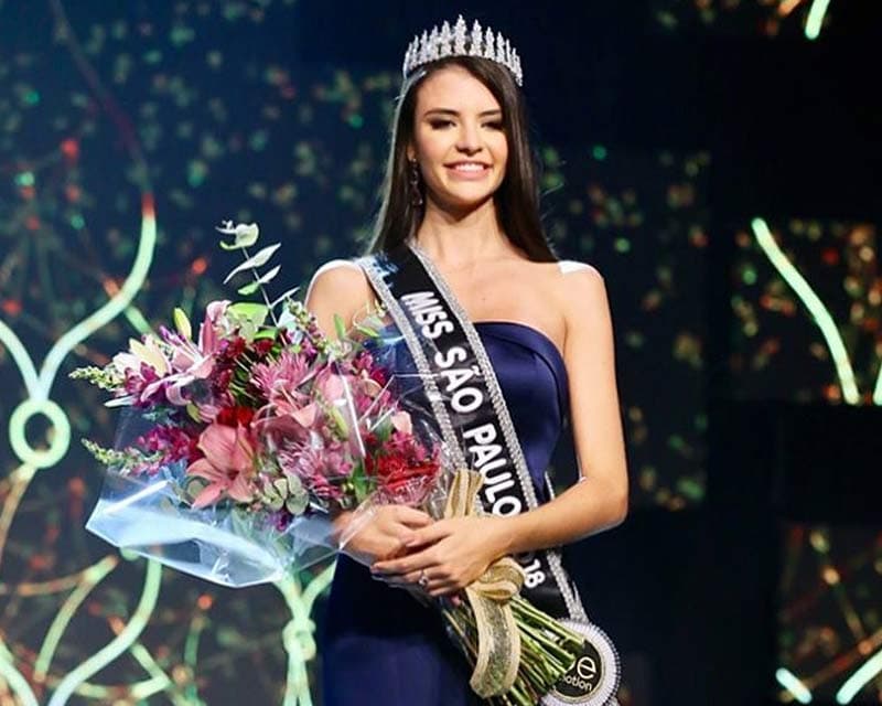 Paula Palhares crowned Miss São Paulo Be emotion 2018 for Miss Brasil BE Emotion 2018