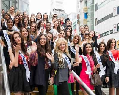 Miss International 2015 Finalists appointed as the ambassadors of Japan tourism