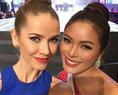 Miss Universe 2016 contestants attend National Gift Auction