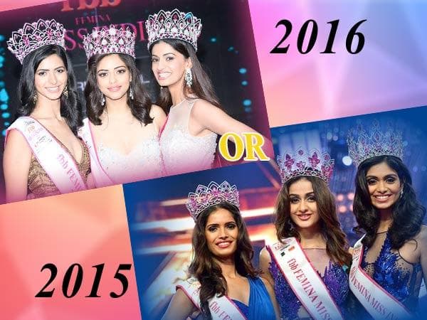 Pick your favourite Femina Miss India trio