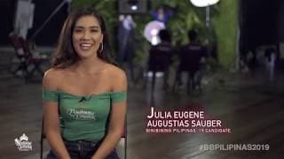 Julia Eugene Saubier Binibining Pilipinas 2019 Introduction Video